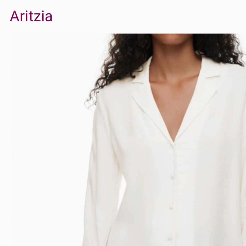 Wilfred white Button-Up Blouse